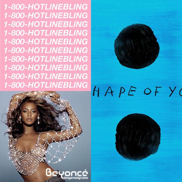 Hotline Bling x Shape Of You x Crazy In Love(Remix Mashup)