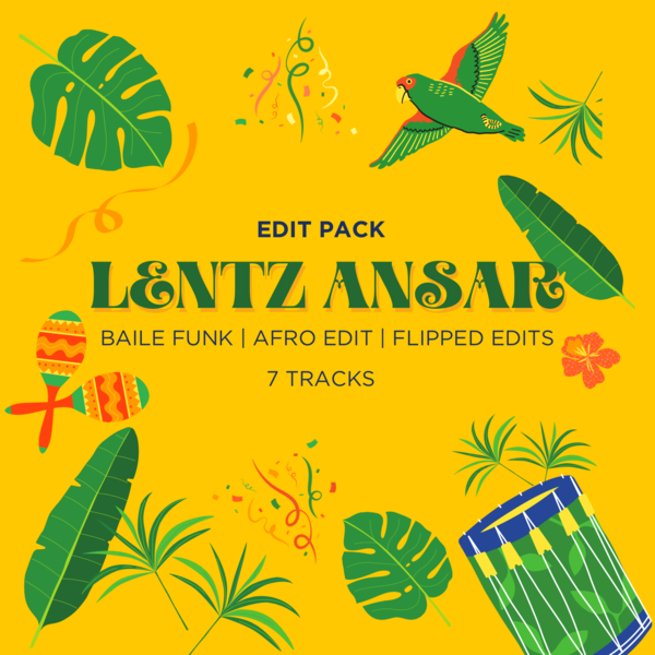 #付费专辑13$ Lentz Ansar - BAILE FUNK EDIT PACK - BONUS AFRO TRACKS