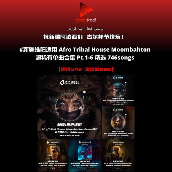 #古尔邦节 大合集特惠 新疆CLUB超稀有单曲Afro Tribal House Moombahton Pt.1-6 精选746songs