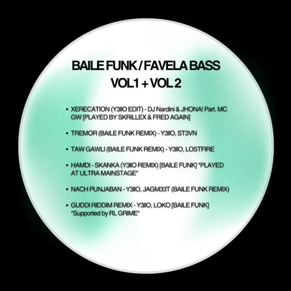 Y3llO BAILE FUNK/FAVELA BASS VOL.1 & VOL.2 (Supported by Skrillex, Fred Again, RL Grime)