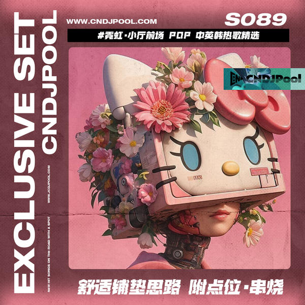 S089#霓虹·小厅前场 Pop 中英韩热歌精选舒适铺垫思路 附点位·串烧