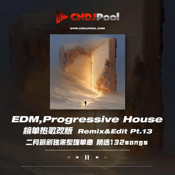 #EDM,Progressive House 榜单热歌改版 Remix&Edit Pt.13 二月最新独家整理单曲 精选132songs
