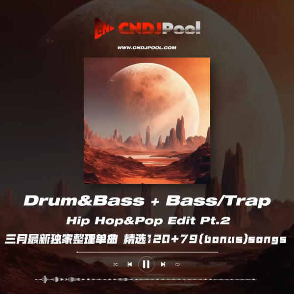 #狂野之声 · Drum&Bass Hip Hop&Pop Edit Pt.2 三月最新独家整理单曲 精选120+79(bonus)songs
