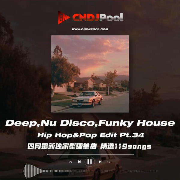 #律动之声 · Deep,Nu Disco,Funky House Hip Hop&Pop Edit Pt.34 四月最新独家整理单曲 精选119songs