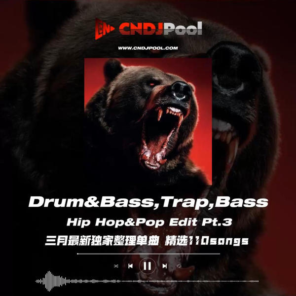 #狂野之声 · Drum&Bass,Trap,Bass Hip Hop&Pop Edit Pt.3 三月最新独家整理单曲 精选110songs