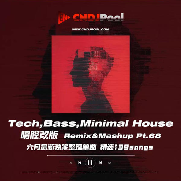 #Tech House,Minimal Bass 唱腔改版 Remix&Mashup Pt.68 六月最新独家整理单曲 精选139songs
