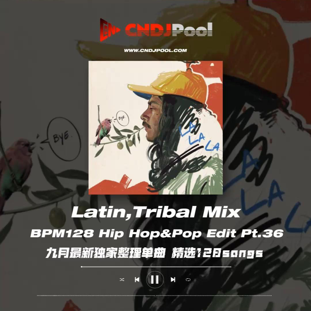 #Latin,Tribal Mix BPM128 Hip Hop&Pop Edit Pt.36 九月最新独家整理单曲 精选128songs
