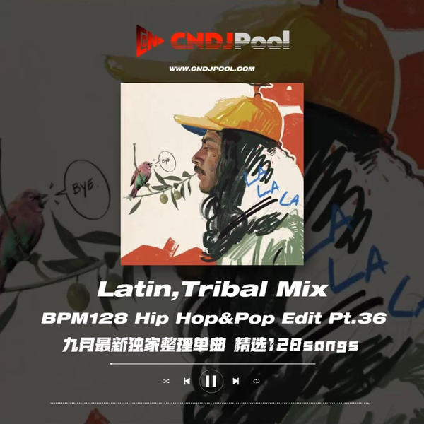#Latin,Tribal Mix BPM128 Hip Hop&Pop Edit Pt.36 九月最新独家整理单曲 精选128songs